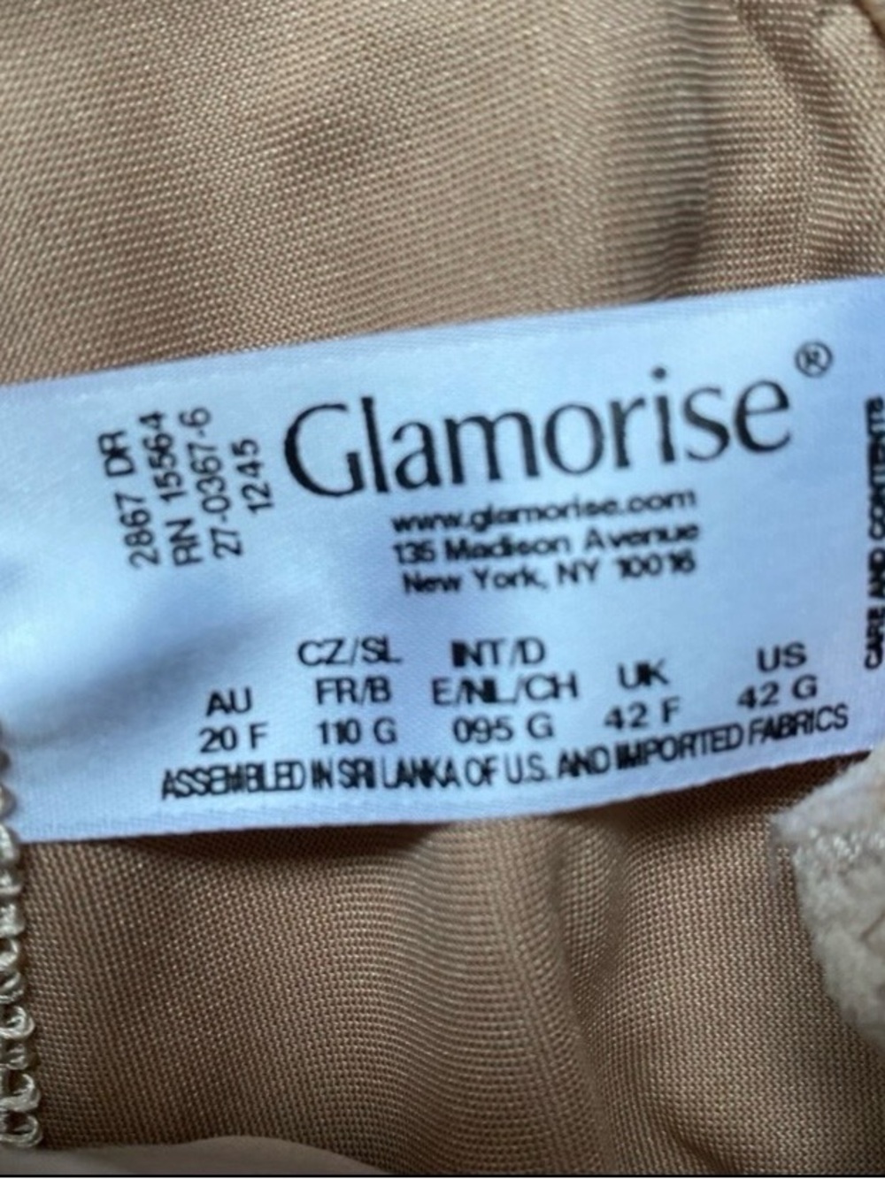 Glamorise Front-Closure Front WondeWire Cafe Beige Bra NEW - Picture 8 of 11